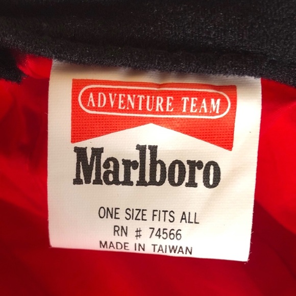 VINTAGE 90s NOS Deadstock Marlboro Adventure Team 5 Panel Strapback Hat Cap - Picture 9 of 10